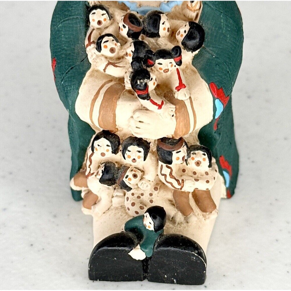 American Legacy Native American Pueblo Storyteller Figurine Cochiti 3.5” - Picture 7 of 8